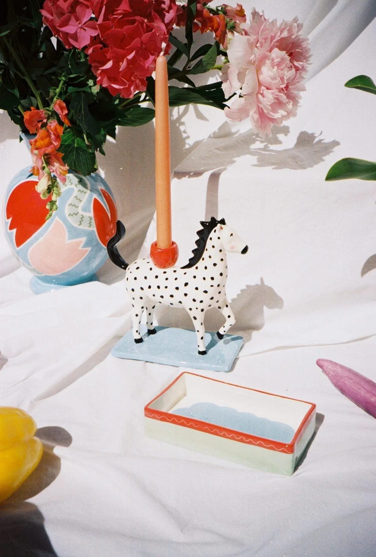 Jose Dot Zebra candle holder