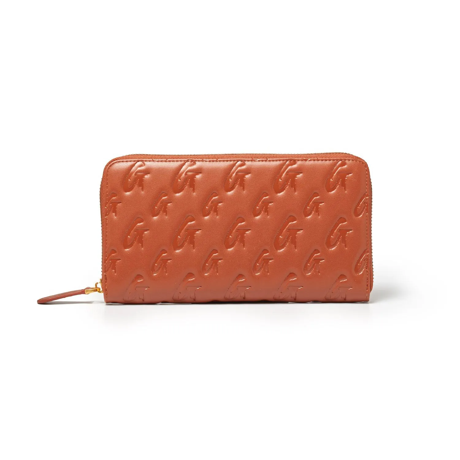 JUMBO MONOGRAM WALLET - BROWN