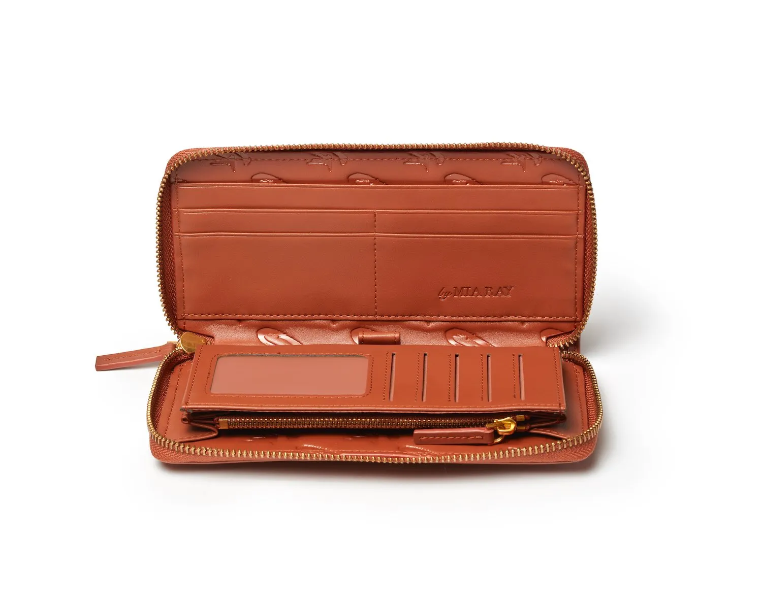 JUMBO MONOGRAM WALLET - BROWN