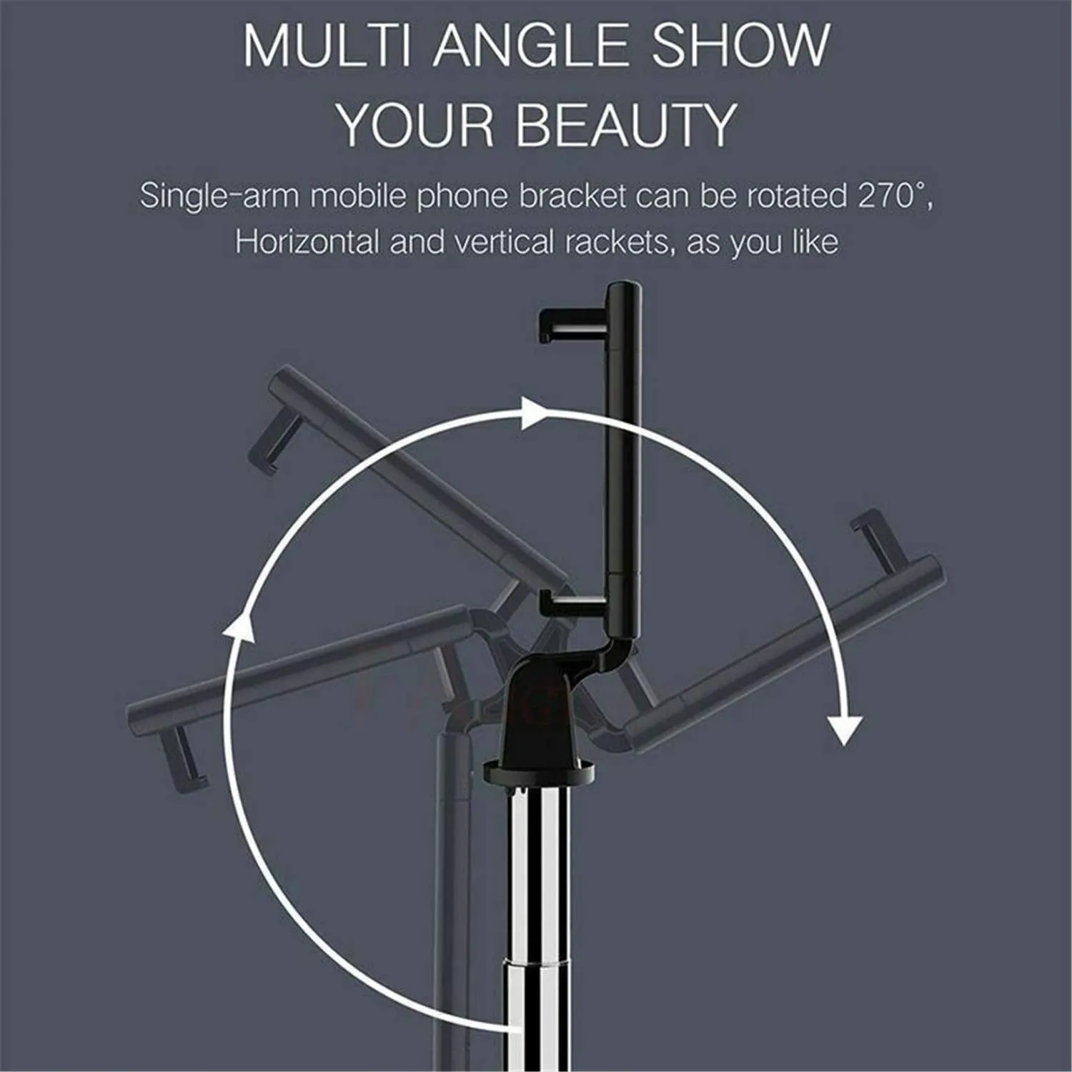 K07 Extendable Tripod with Detachable Wireless Remote and Tripod Stand Selfie Stick black