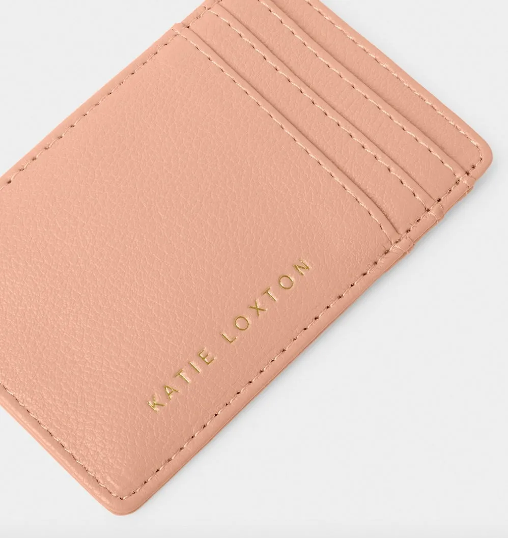 Katie Loxton Laila Card Holder-Peony Blush