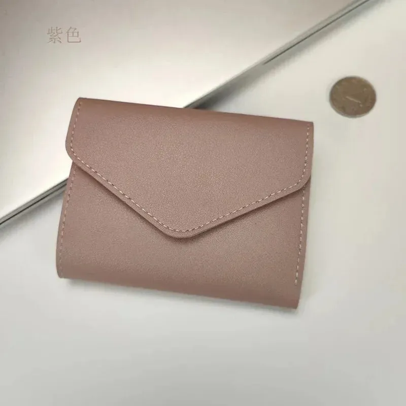Kawaii Triple Fold Mini Wallet 🐾 | Cute Card Holder & Coin Purse for Girls 🎀✨