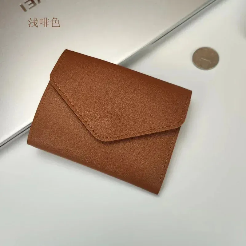 Kawaii Triple Fold Mini Wallet 🐾 | Cute Card Holder & Coin Purse for Girls 🎀✨