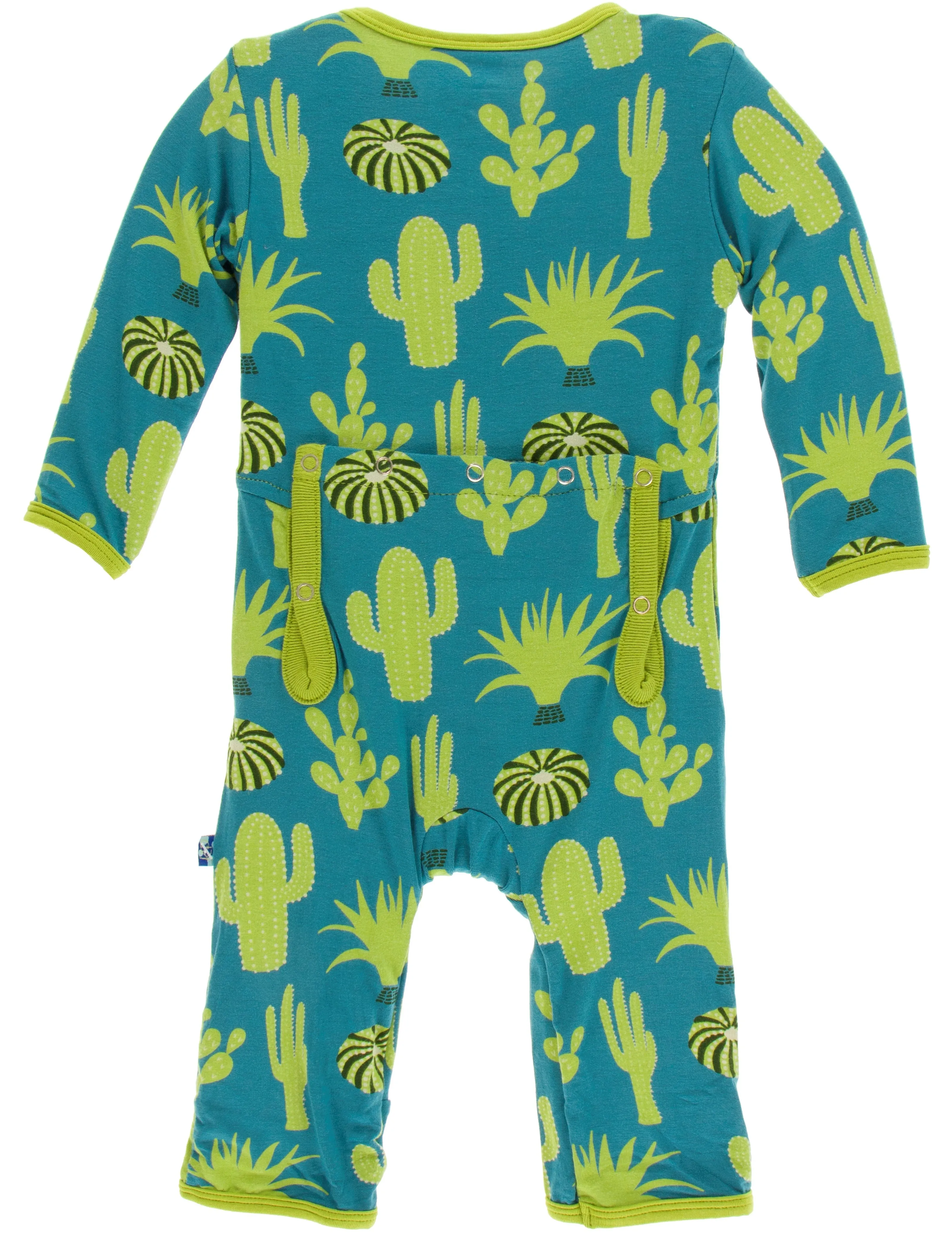 KicKee Pants Seagrass Cactus Coverall with Zipper