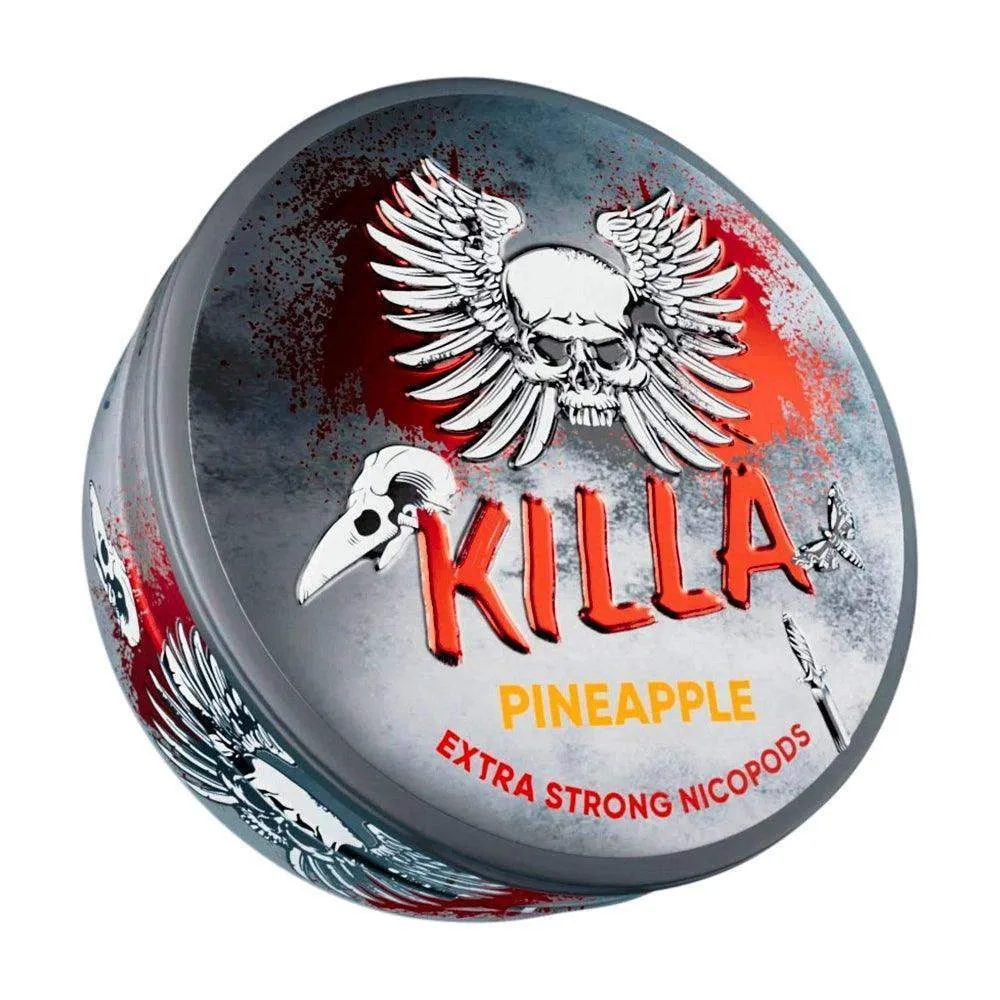 KILLA PINEAPPLE NICOTINE POUCHES - 20PCS - 12.8MG