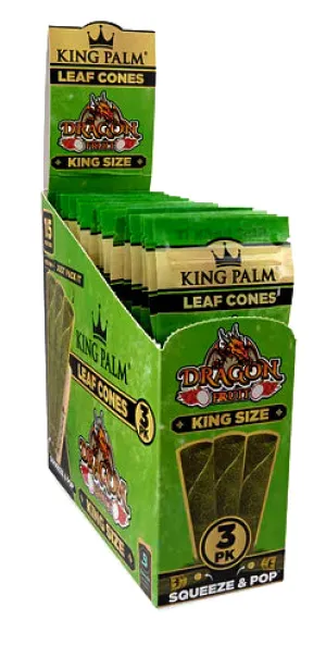 King Palm Leaf Cones King Size 1.5g Dragon Fruit