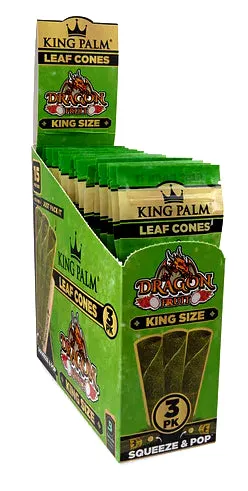 King Palm Leaf Cones King Size 1.5g Dragon Fruit