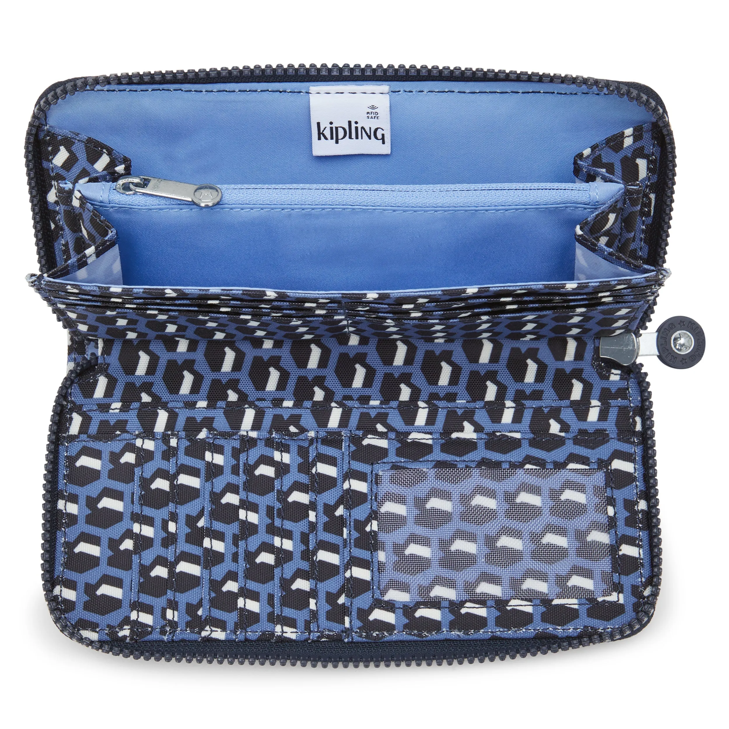Kipling Money World 3D K Blue Large Wallet I3285-4JS