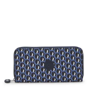 Kipling Money World 3D K Blue Large Wallet I3285-4JS