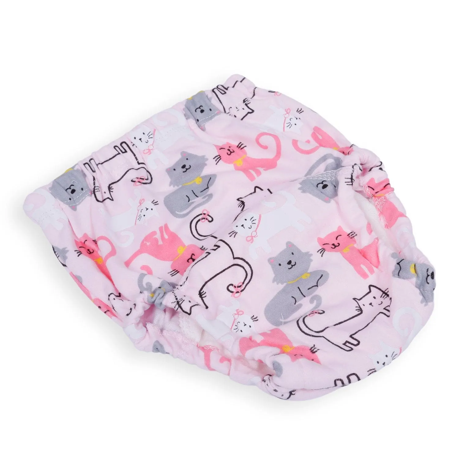 Kitty Party Reusable Cloth Training Pants Clothing Accessory Diaper Panty - Multicolour