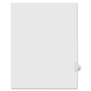 Kleer-Fax Numeric Laminated Tab Index Dividers