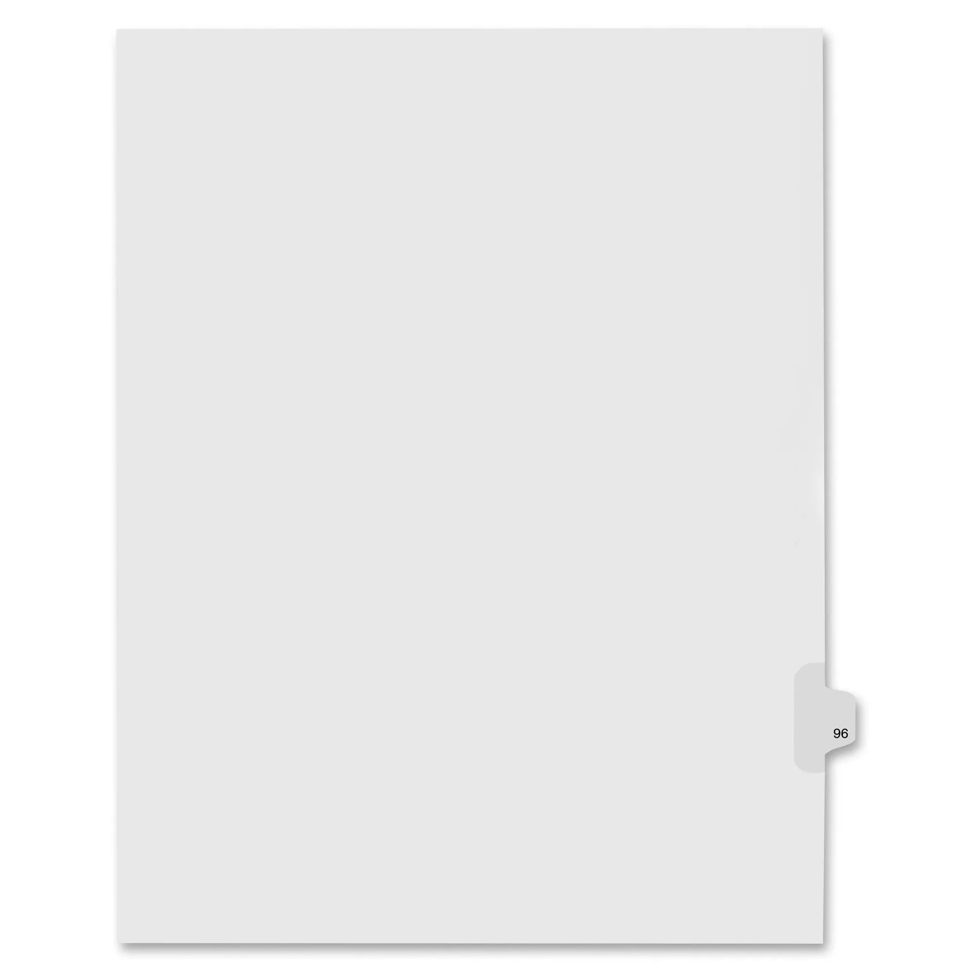 Kleer-Fax Numeric Laminated Tab Index Dividers