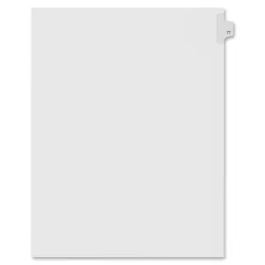 Kleer-Fax Numeric Laminated Tab Index Dividers