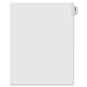 Kleer-Fax Numerical Index Dividers