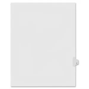 Kleer-Fax Preprinted Letter Side Tab Index Divider