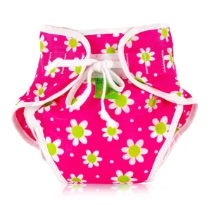 Kushies Daisy Fuchsia Reusable Swim Diaper