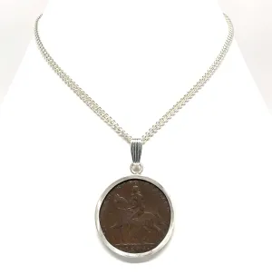 Lady Godiva Coin Necklace