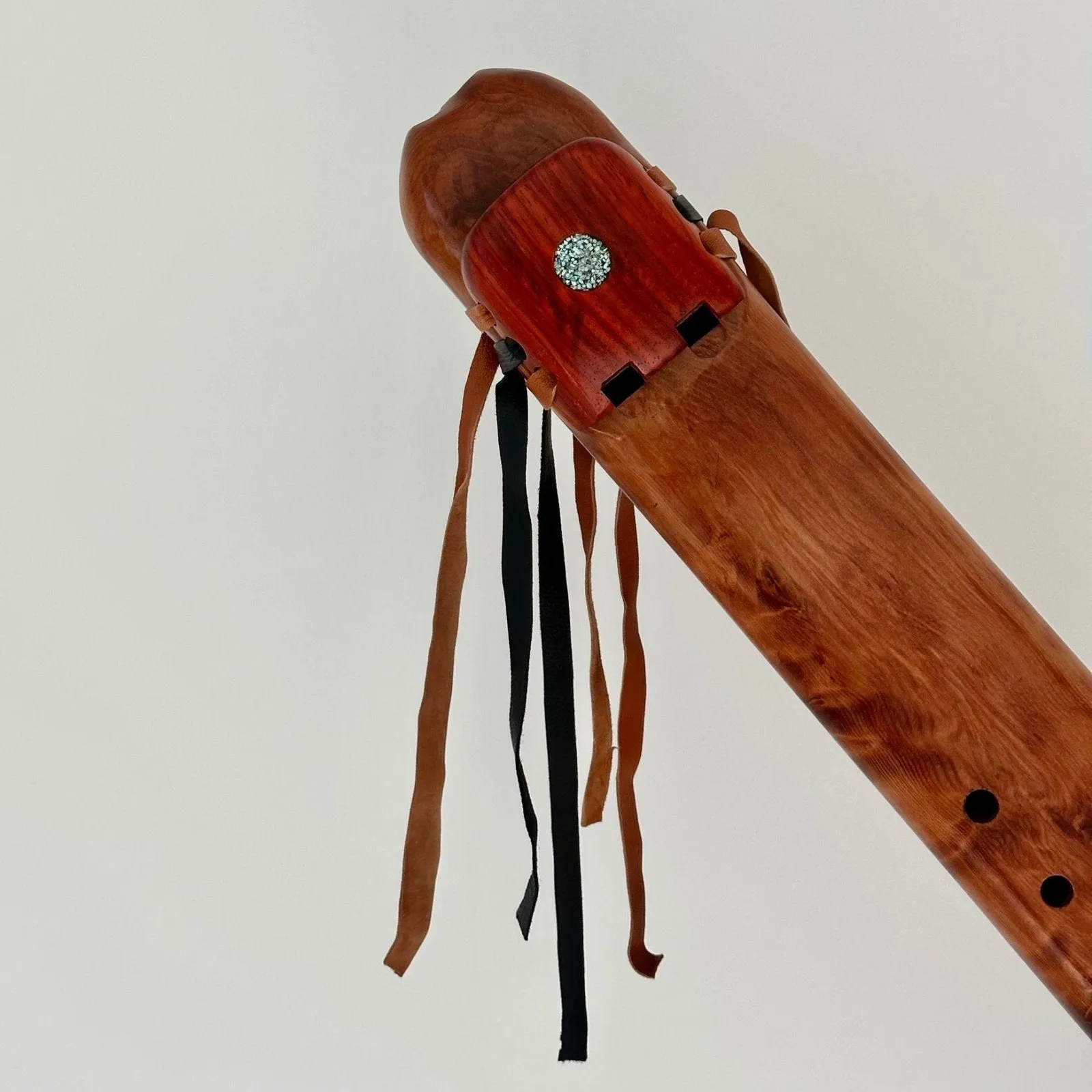 Large Bass Double Drone Flute in Low Bm - Deep Spiritual Sound