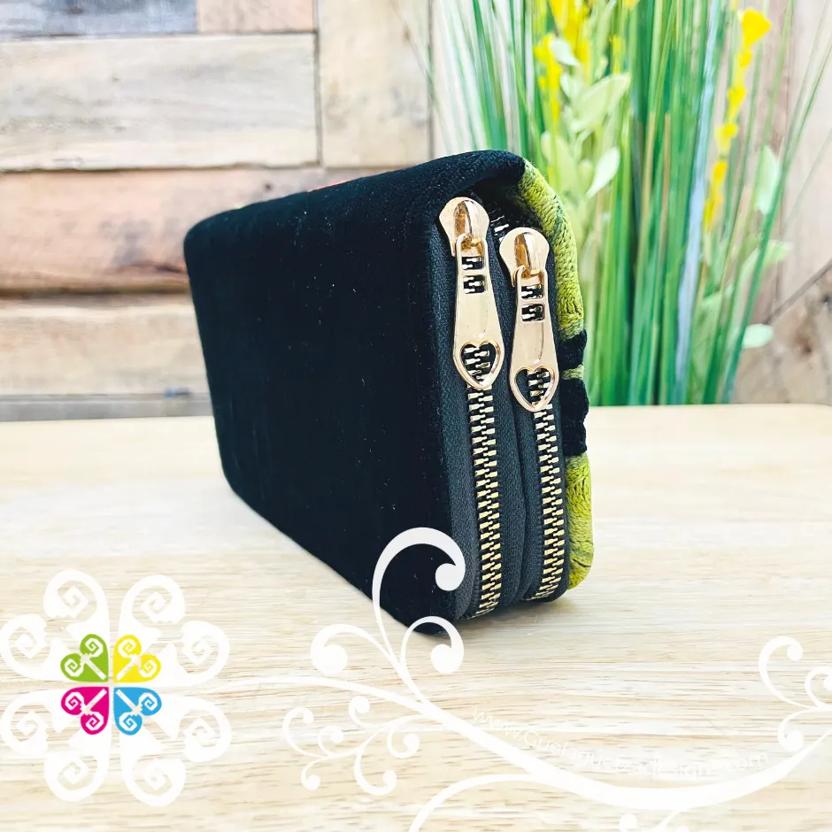 Large Tehuana Embroider Wallet