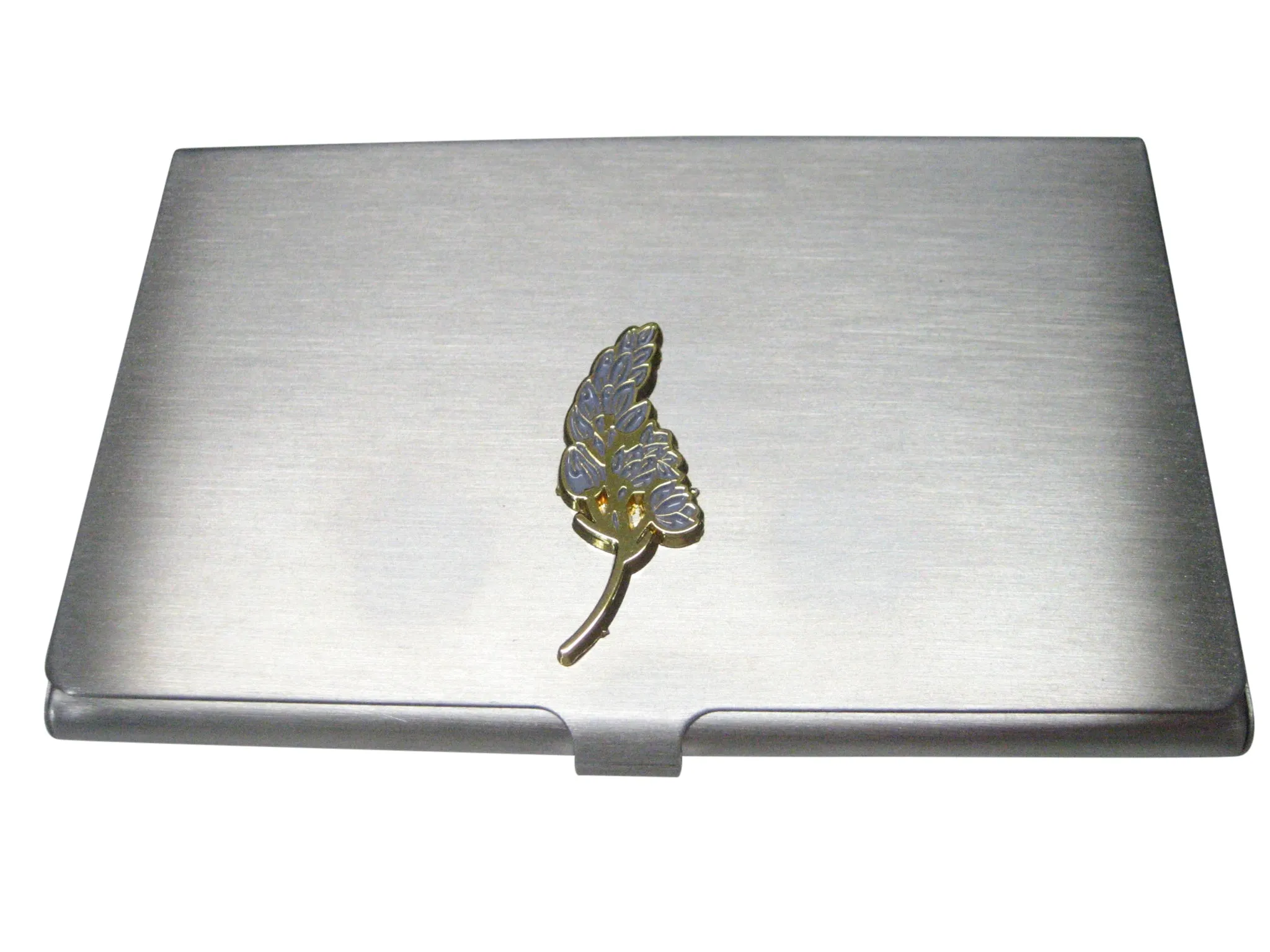Lavender Flower Business Card Holder