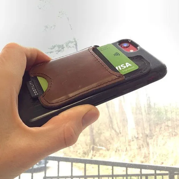 Leather Phone Wallet - Magnetic