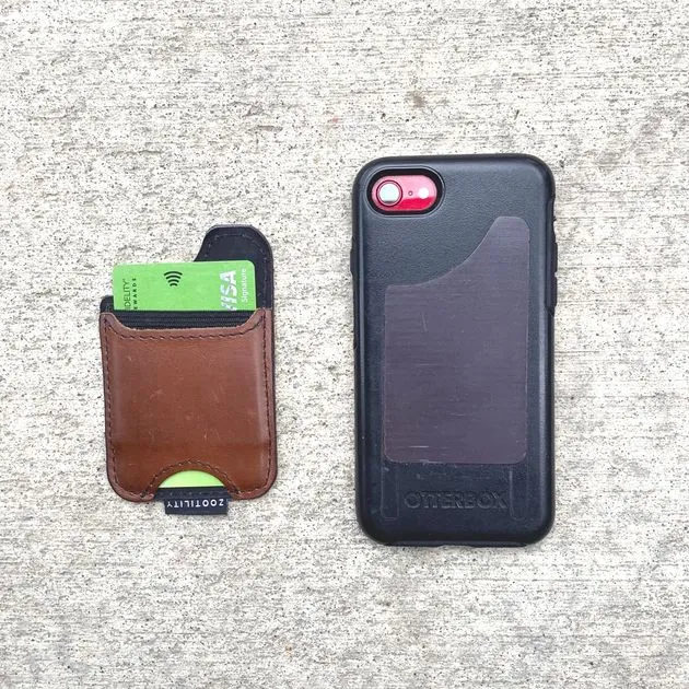 Leather Phone Wallet - Magnetic