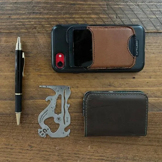 Leather Phone Wallet - Magnetic