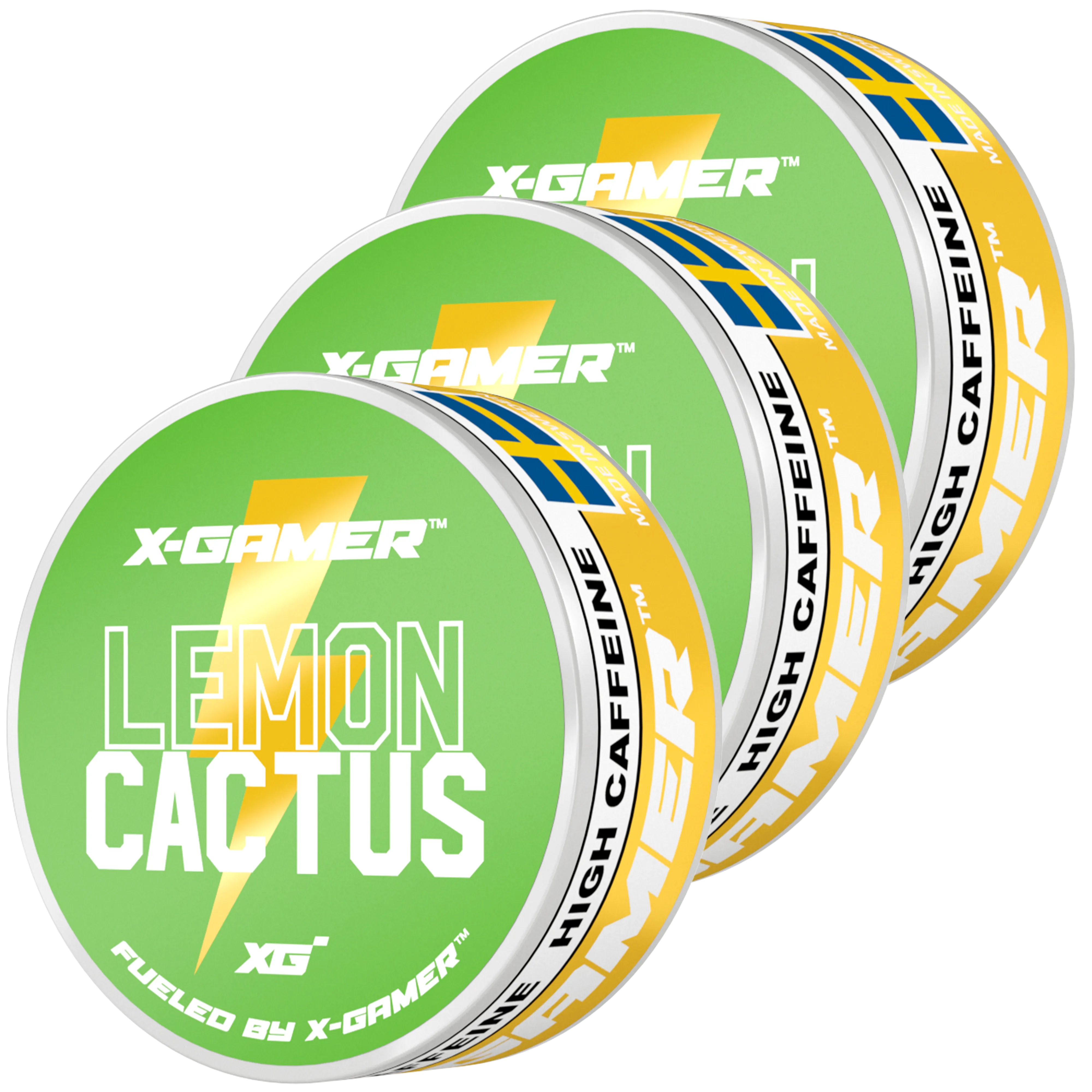Lemon Cactus Energy Pouches (3 Pack / 60 Pouches)