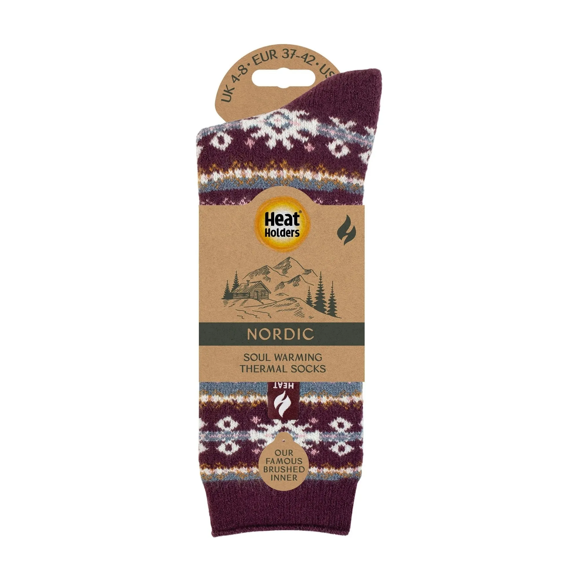 Lightweight Nordic Thermal Socks for Women - Winter Comfort