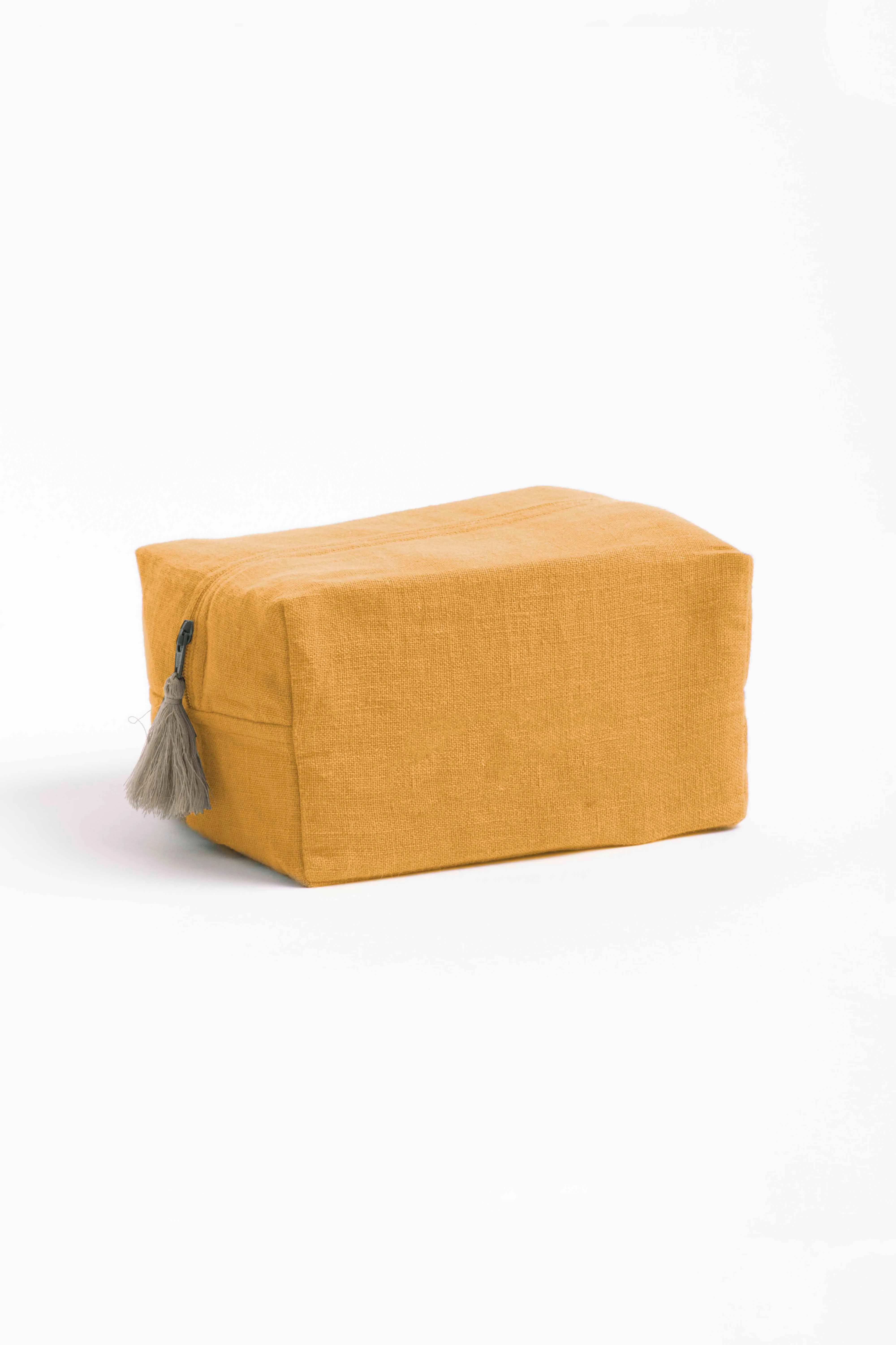 Linen Pouch-Bottle Green
