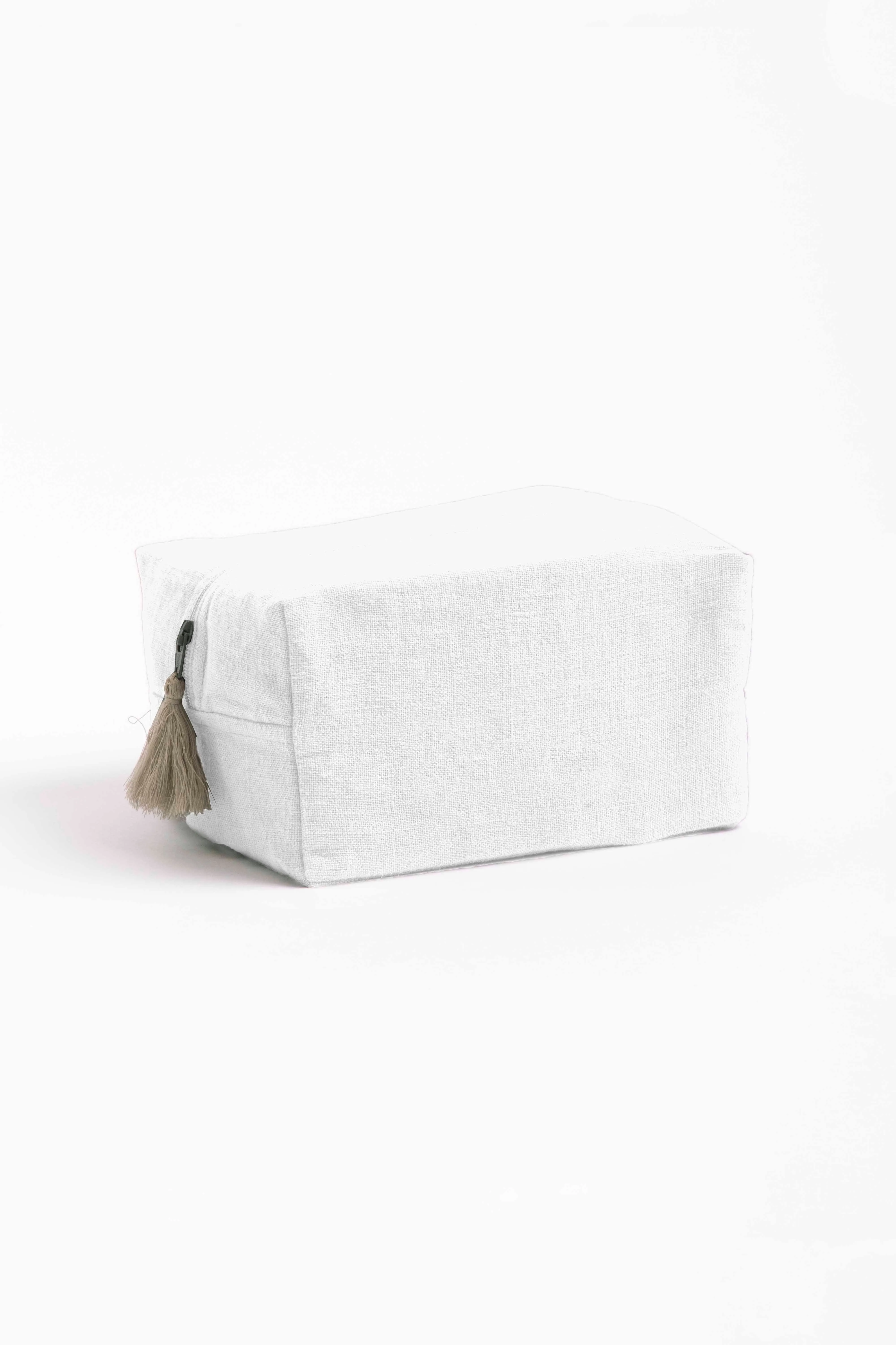 Linen Pouch-Bottle Green
