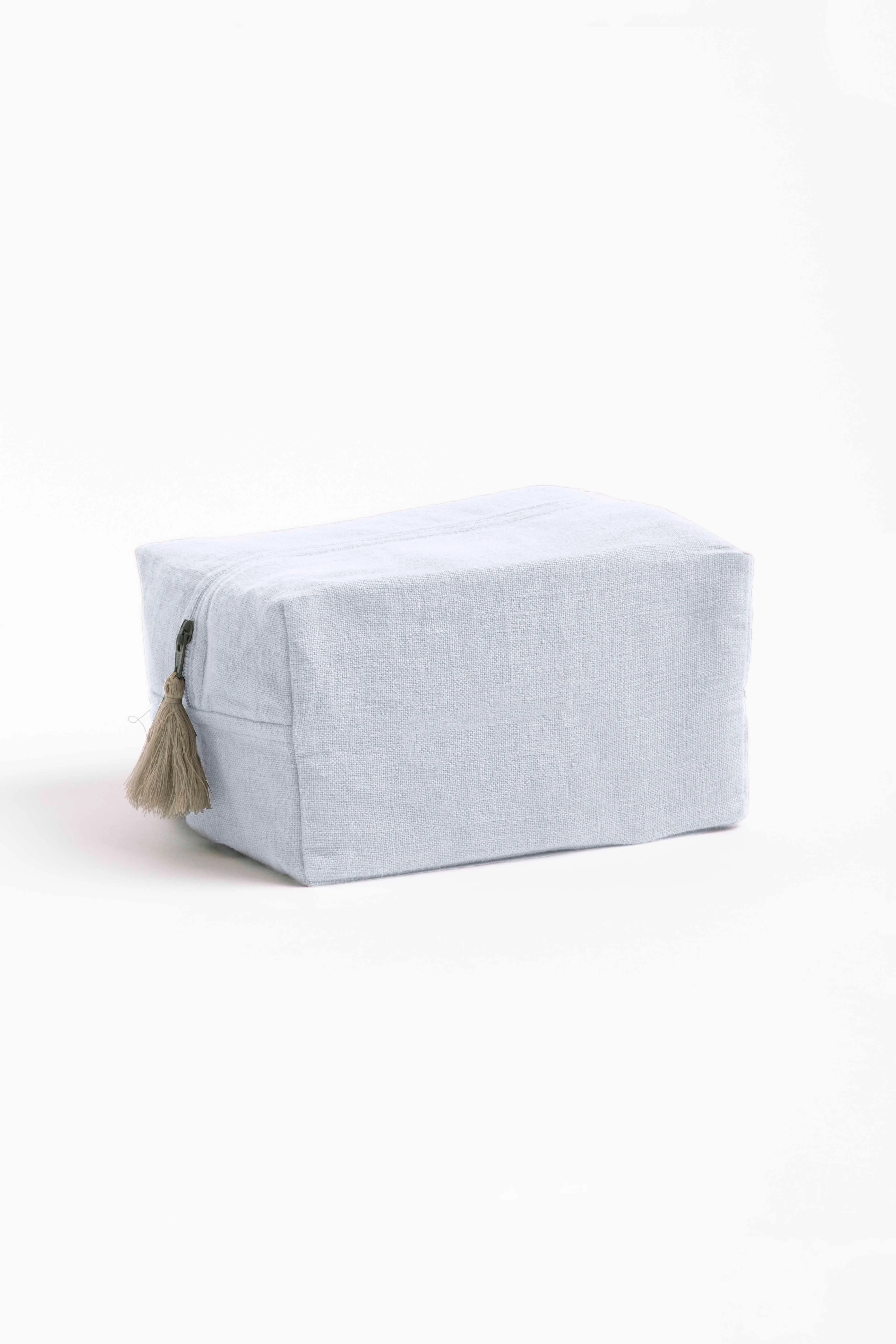 Linen Pouch-Bottle Green