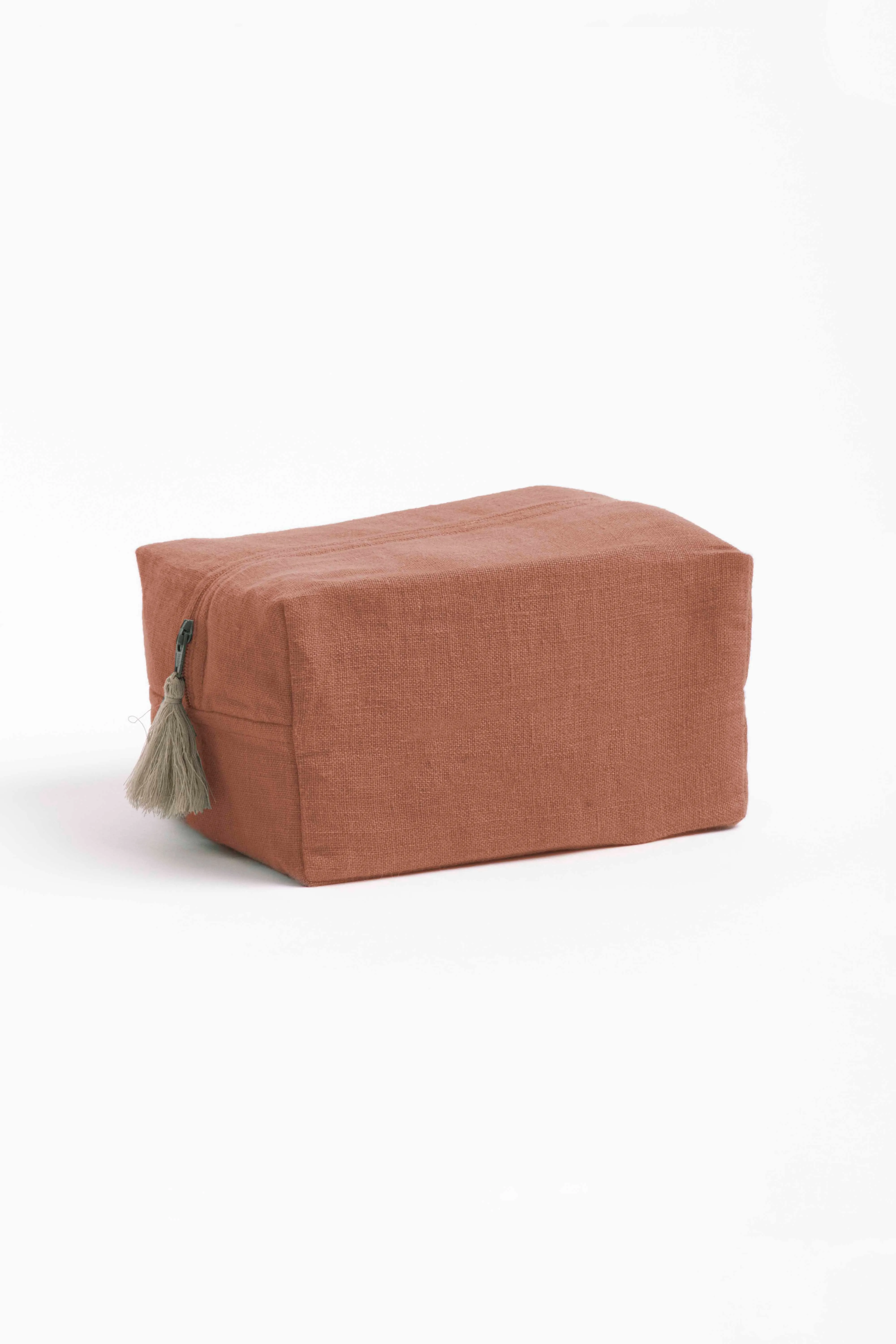 Linen Pouch-Bottle Green