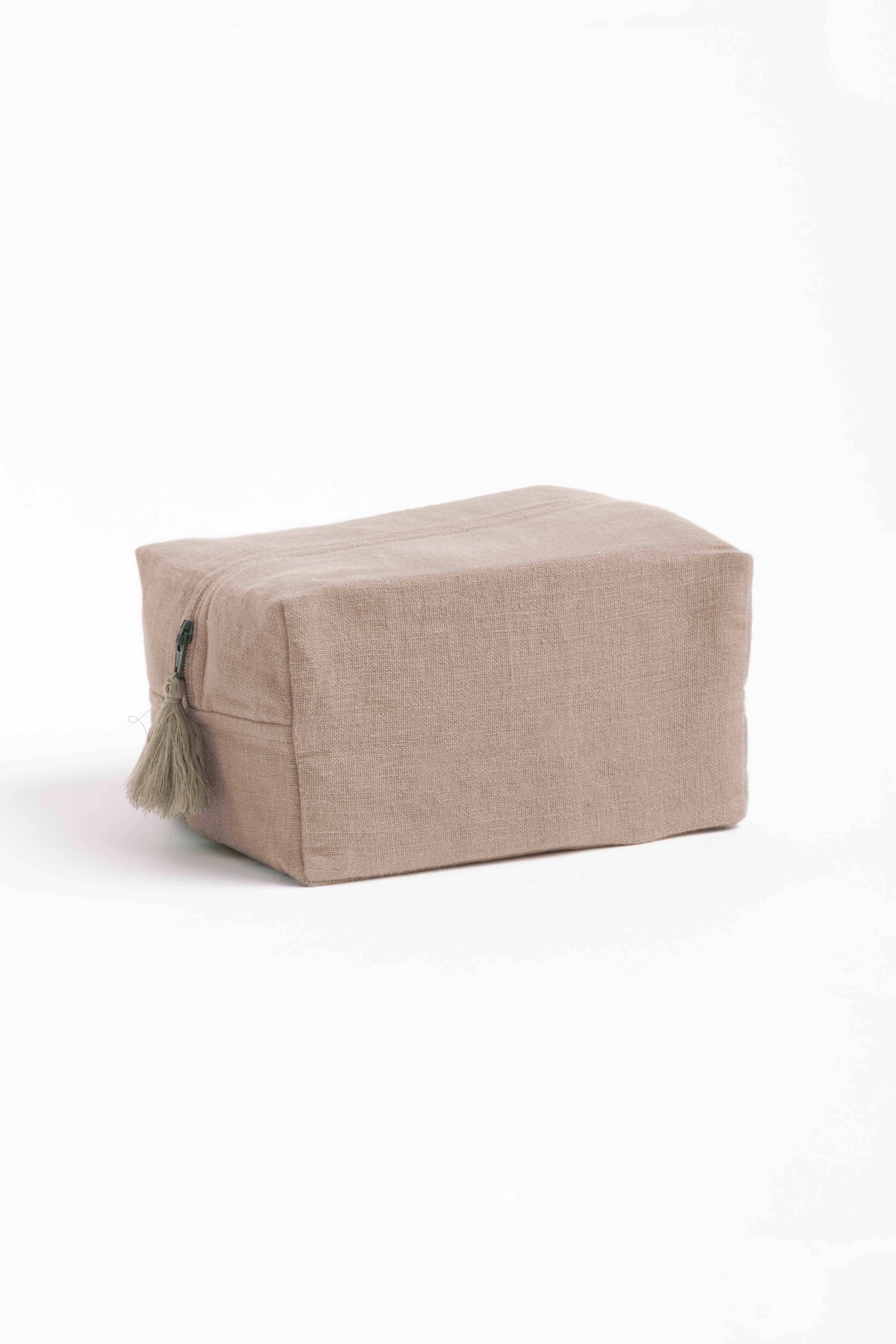 Linen Pouch-Bottle Green