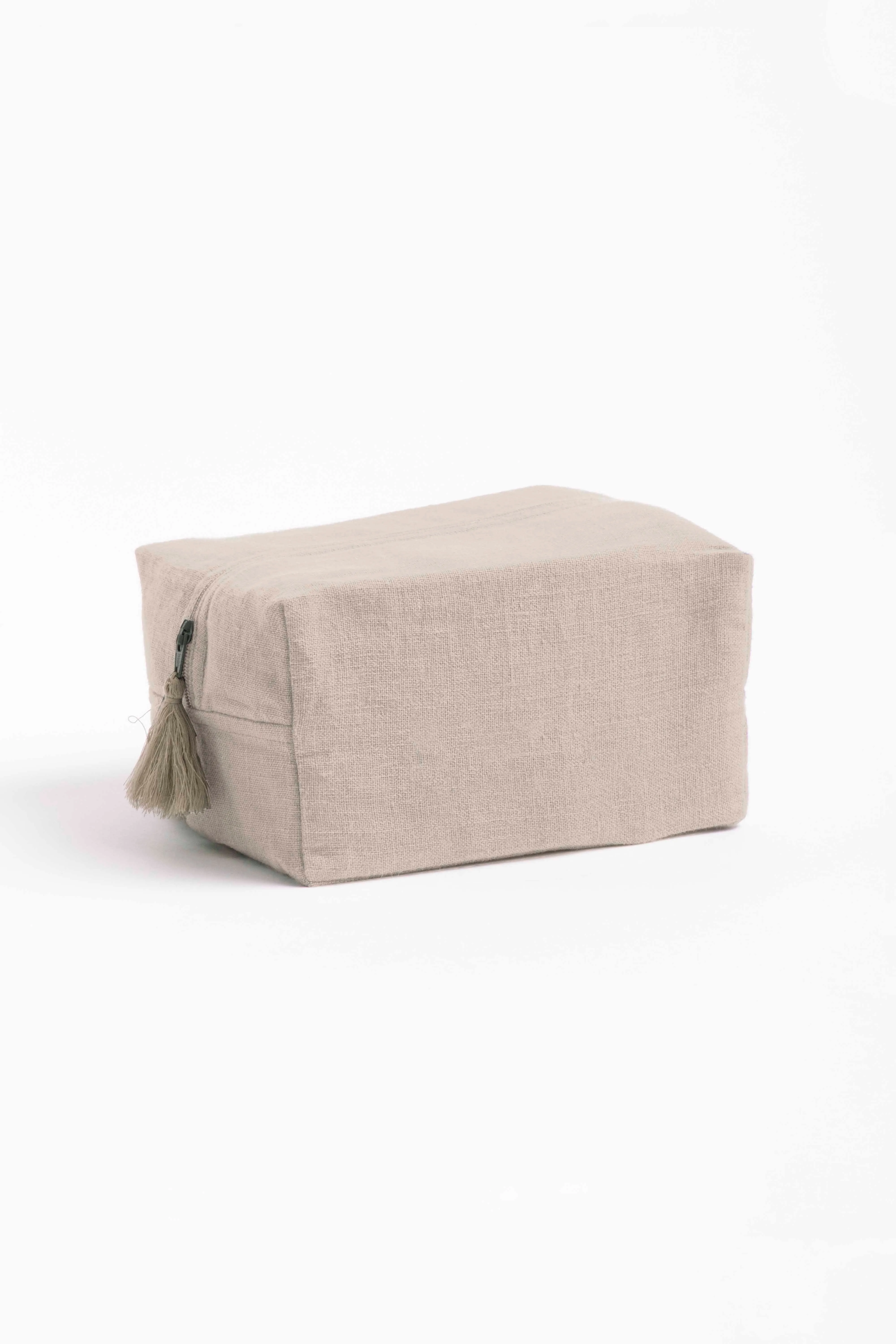 Linen Pouch-Bottle Green