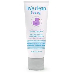 Live Clean Baby Soothing Oatmeal Relief Diaper Ointment