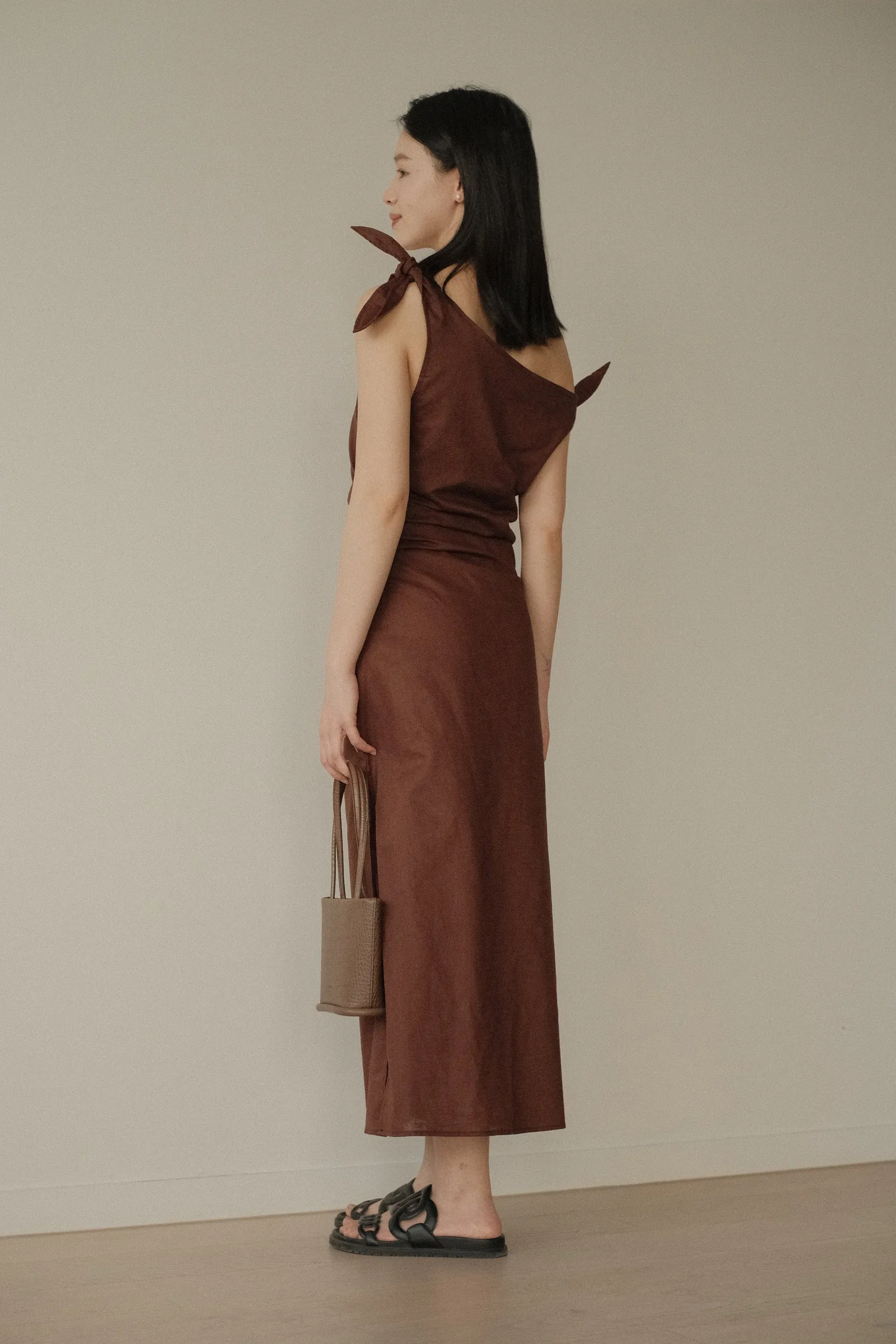 LÉMÉLS - SHOPPER MINI (WALNUT CROCO)