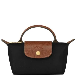 LONGCHAMP LE PLIAGE POCHETTE NYLON PLAIN POUCHES & COSMETIC BAGS 34175 089 001 / L34175  BLACK