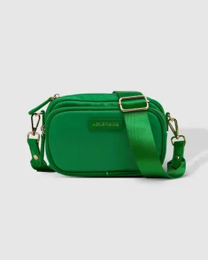 LOUENHIDE Cali Nylon Crossbody Bag - Apple Green