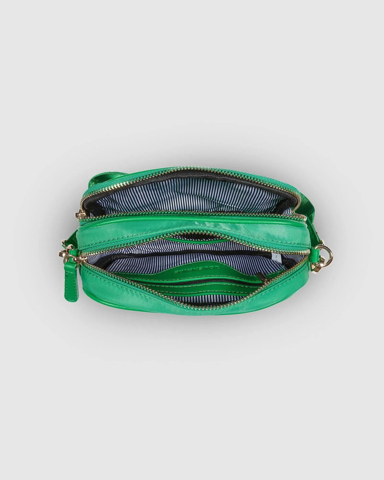 LOUENHIDE Cali Nylon Crossbody Bag - Apple Green