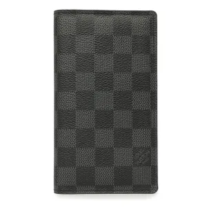 Louis Vuitton Damier Graphite Checkbook Cover Wallet