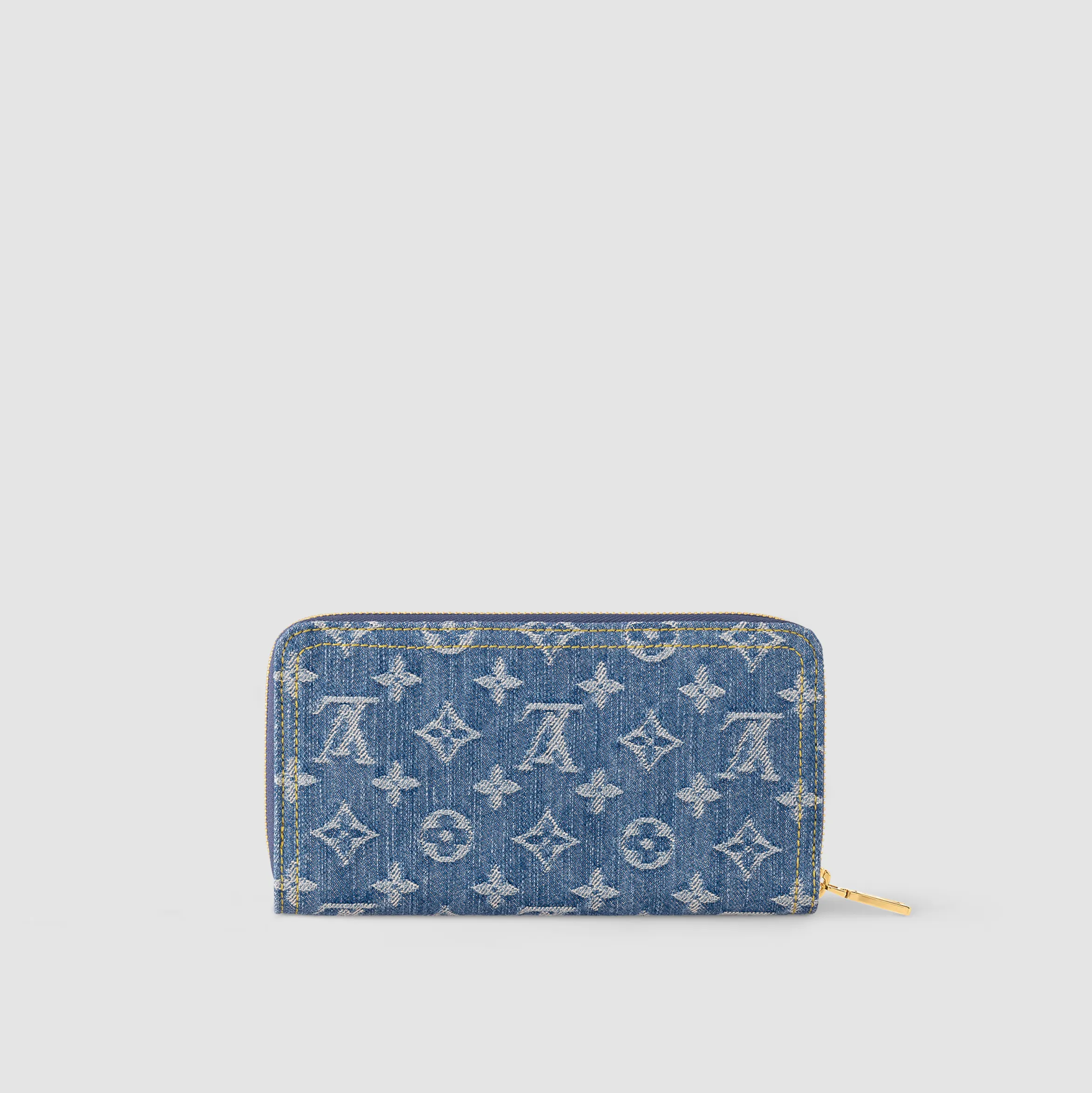 Louis Vuitton Denim Blue Zippy Wallet M82958