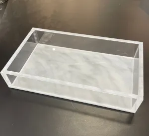 Lucite napkin holder