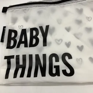 Lucky Love Small White/Black Hearts Small Wet Bag