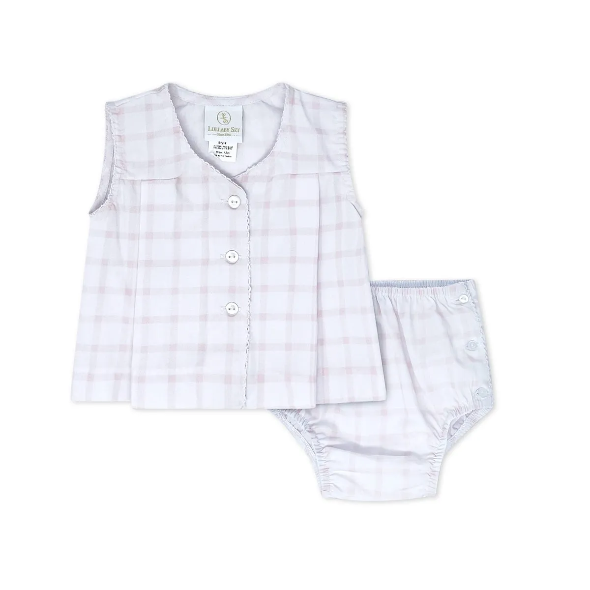Lullaby Set: Jill Diaper Set - Wilmington Pink