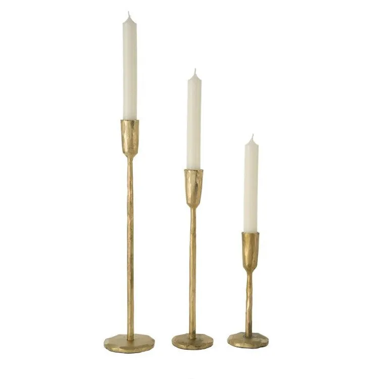 Luna Forged Candlestick