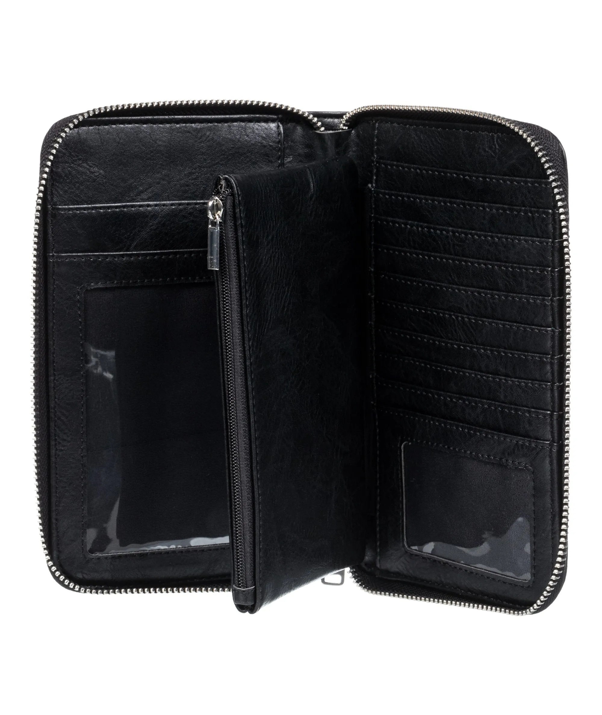 Magic Happens Zip Around Wallet - Anthracite