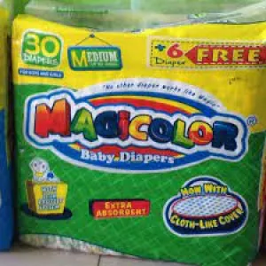 MAGICOLOR DIAPER MED 10`S