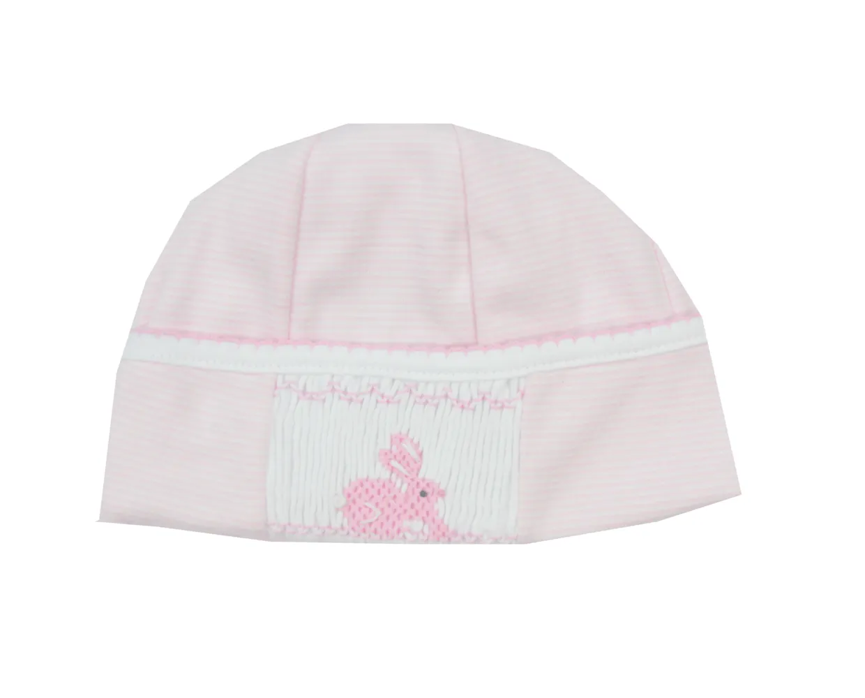 Magnolia Baby Pink Smocked Bunny Layette Gown