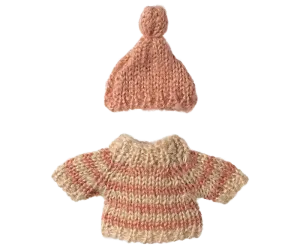 MAILEG KNITTED SWEATER & HAT || BIG SISTER MOUSE - PREORDER